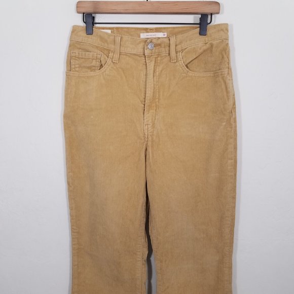Levi's Premium RIBCAGE Boot White Tab Corduroy Pants Size 30 - Picture 5 of 14
